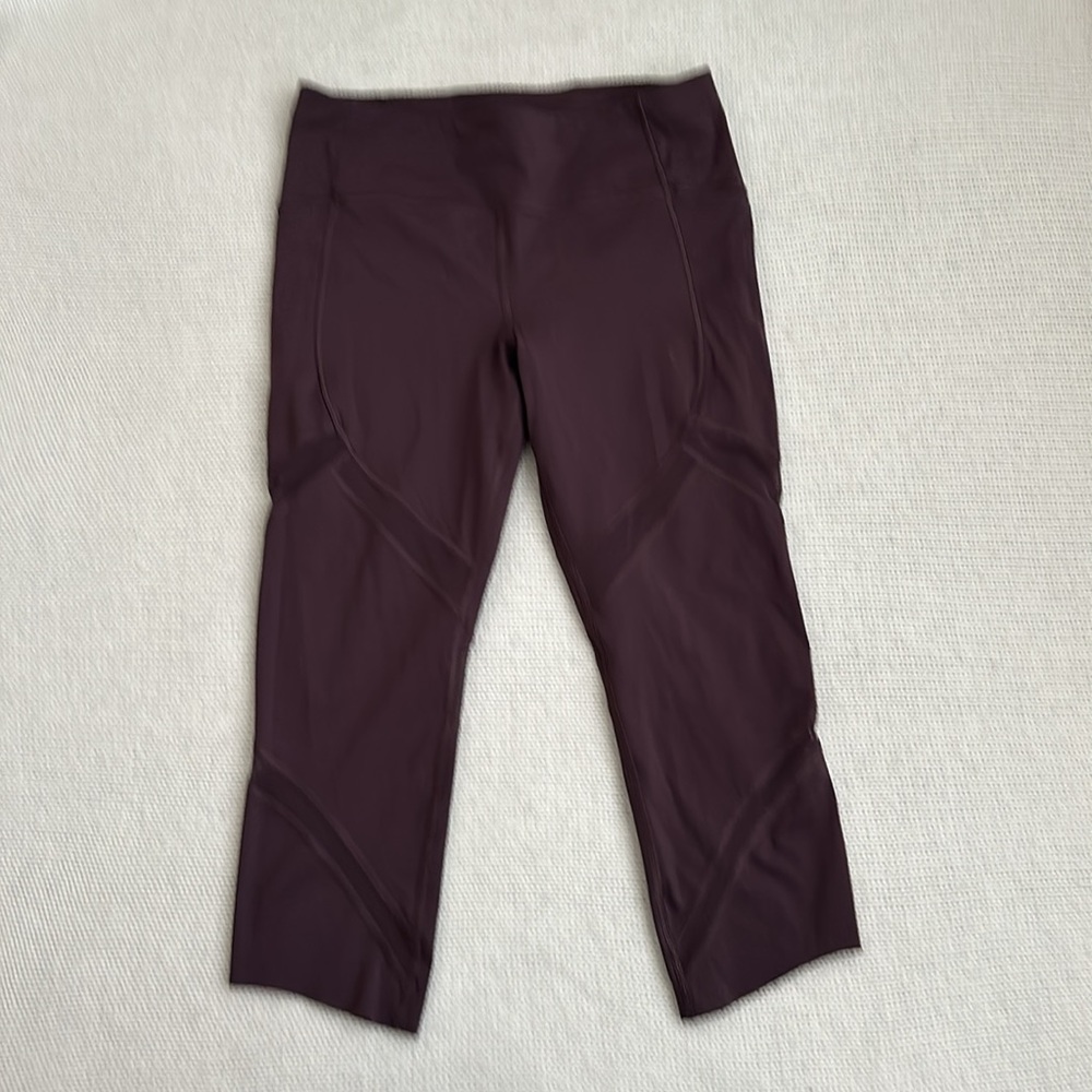 lululemon athletica Plum/Burgundy High-Rise Bike Shorts - Picture 2 of 4